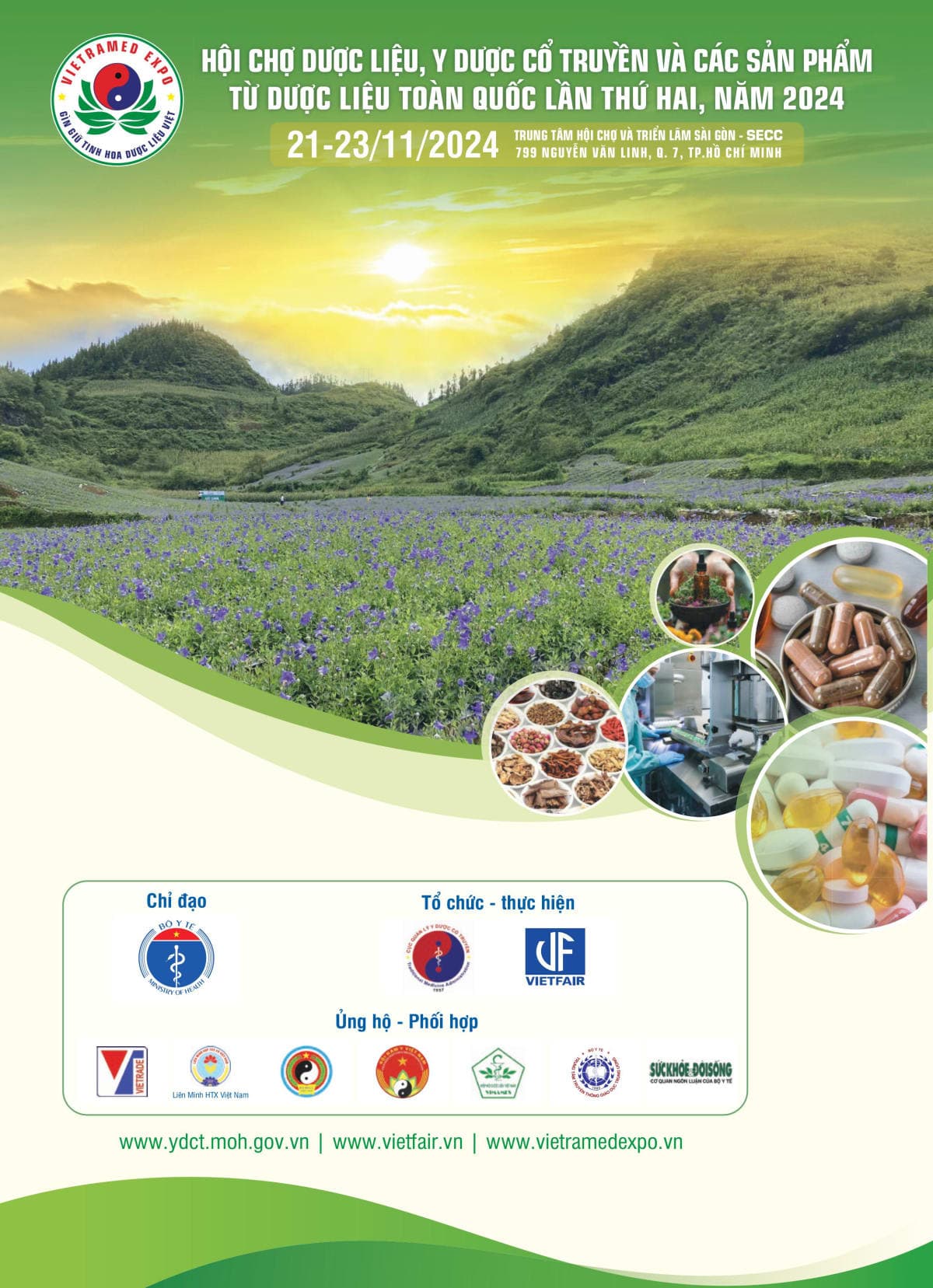 Thông báo về việc tham gia hội chợ Dược liệu, Y Dược cổ truyền và các sản phẩm từ dược liệu